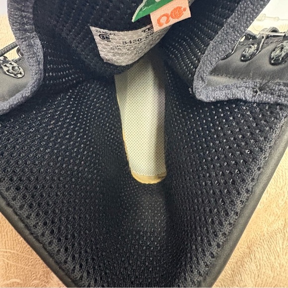 Terra Military Combat Boot Size 240 Womens 7 Steel Toe Black Pebbled Leather CSA - Picture 8 of 9